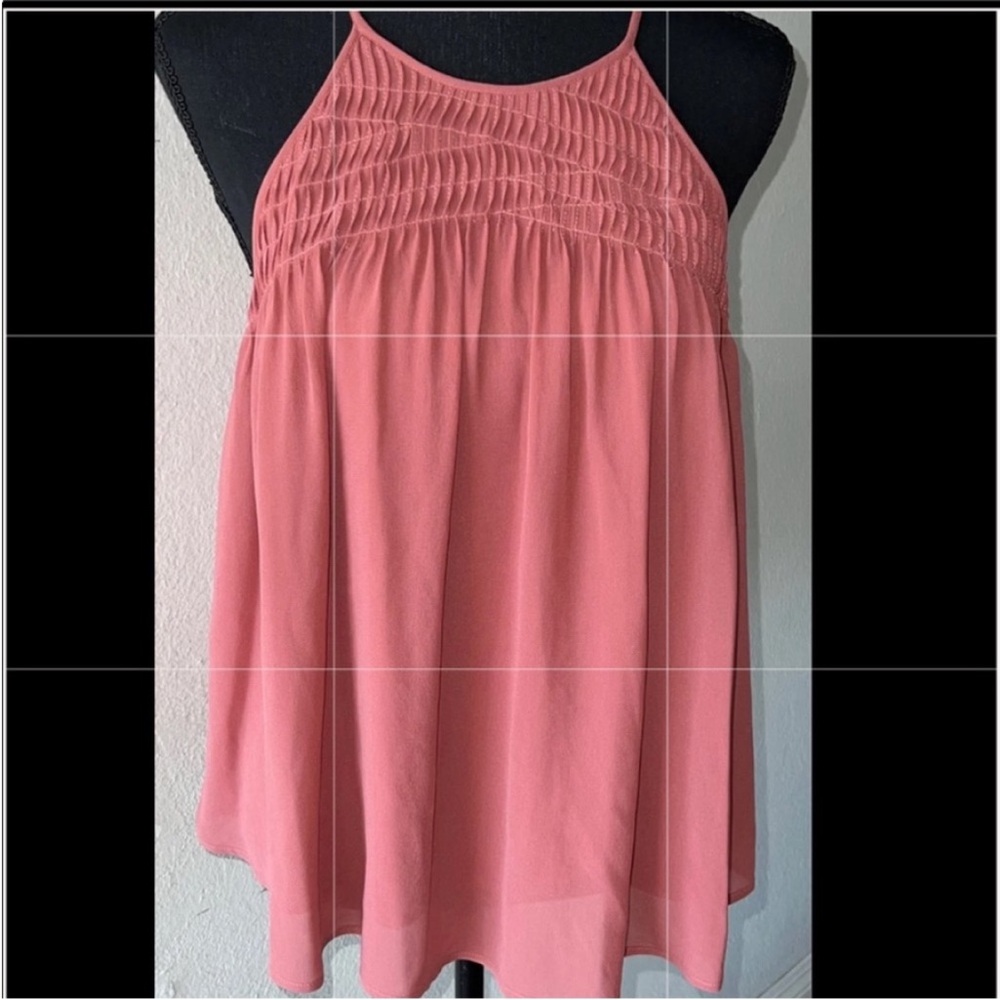 Joie Soseh Smocked Sleeveless Top, Burnt Terracotta… size medium - Picture 6 of 12